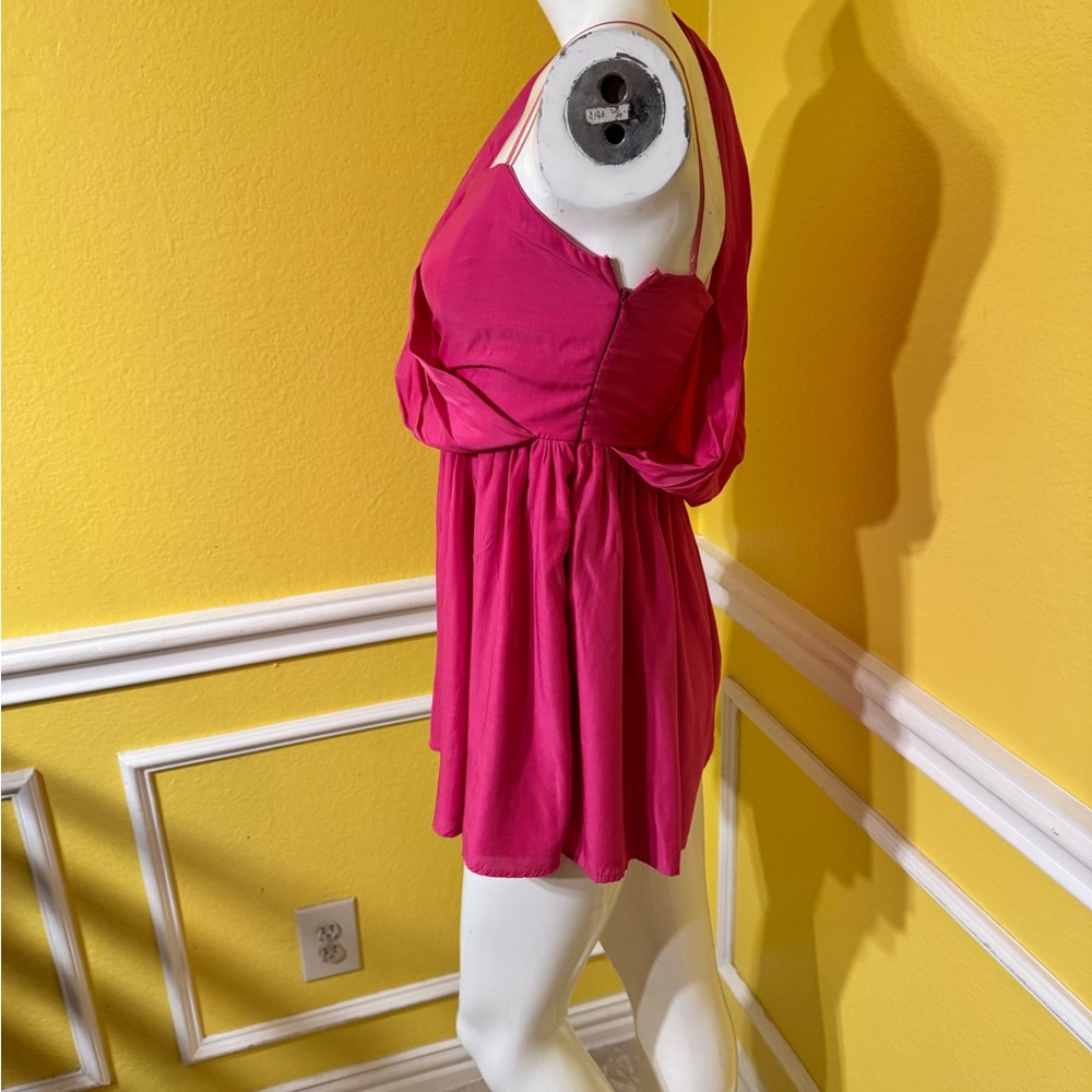 DO+BE Pink One-Shoulder Jumpsuit - Picture 4 of 14